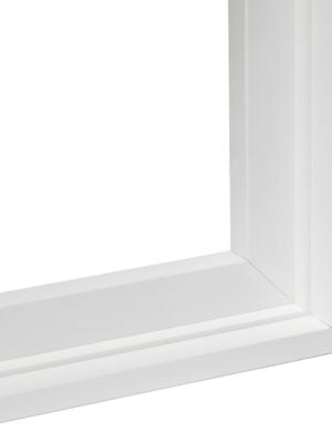 Cadre en bois de luxe M447 Placage blanc