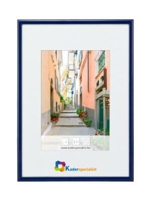 Cadre photo Platinum Aluminium - Bleu foncé verni sur mesure