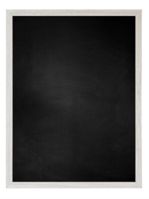 Tableau noir avec cadre en bois - Noyer 72 x 102 cm