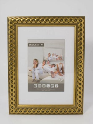 Cadre photo en bois Elite - Or 59,4 x 84 cm - Format A1