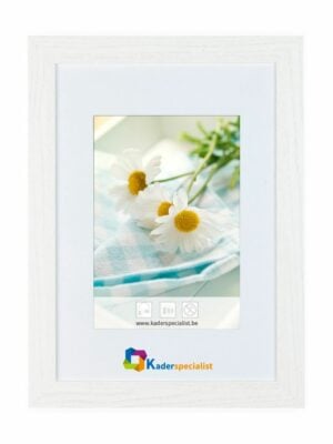 Cadre photo en bois Nuance - Chêne blanc 59,4 x 84 cm - format A1