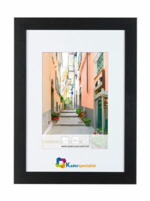 Cadre photo en bois Nuance - Chêne noir 59,4 x 84 cm - Format A1
