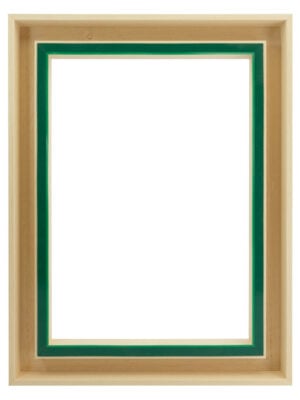 Cadre pour panneau en bois avec profil en U - transparent non verni 100 x 100 cm