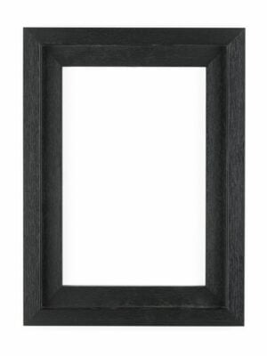 Cadre large pour boîte en bois - Noir 100 x 100 cm