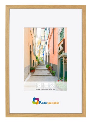 Cadre photo MDF élégant - Chêne 21 x 29,7 cm - Format A4